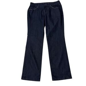 Jag Jeans Straight Leg Dark Denim Jeans Size 10P